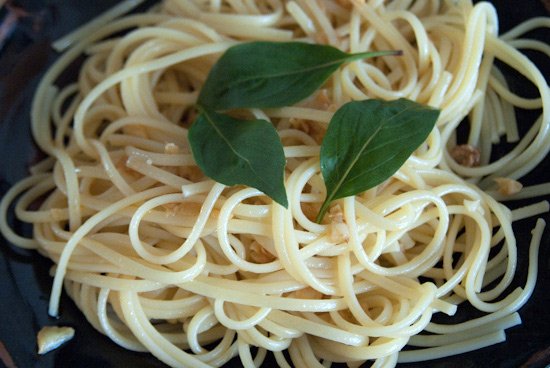 spaghetti aglio olio